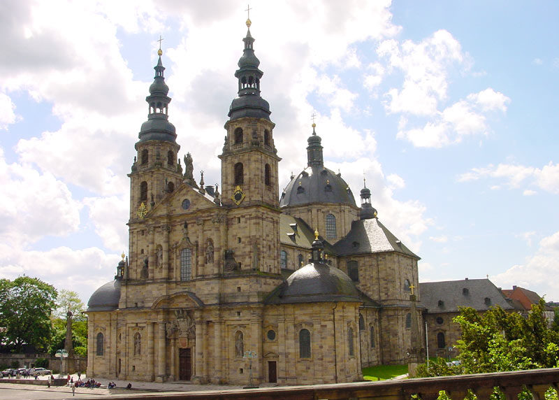 Cattedrale di Fulda sul luogo dell'abbazia fondata da san Bonifacio